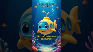 Why Don’t Submarines Get Crushed Underwater? | Fun Engineering for Kids #shorts #submarines