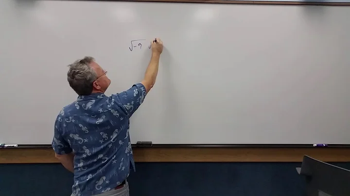 Write Square Root as an Imaginary Number