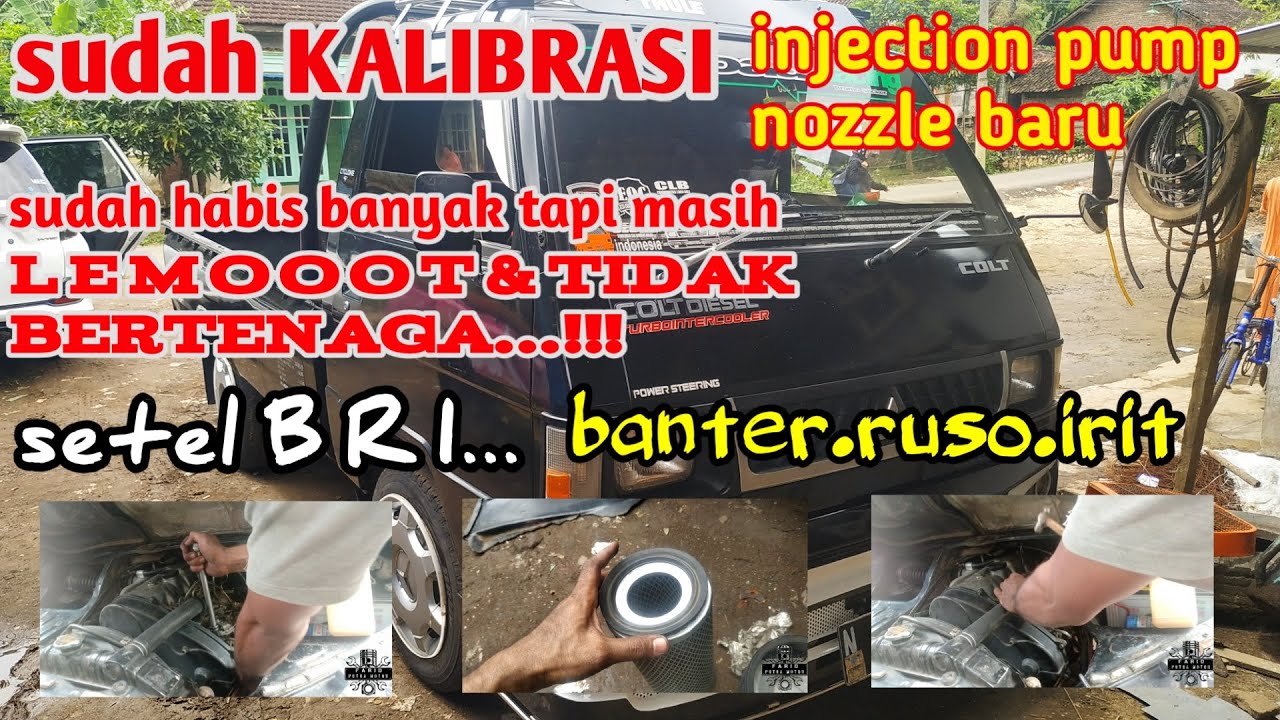 Penyetelan mesin mitsubishi L300 diesel