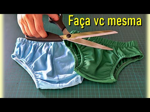 Vídeo: Como Costurar Cuecas De Família