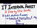 How to conduct an internal audit a stepbystep guide to internal it audit  internal auditing