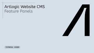 Feature Panels in the Artlogic CMS