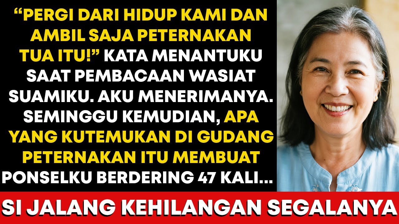 “Pergi dari sini dan ambil saja peternakan tua itu!” — kata menantuku saat pembacaan wasiat suamiku