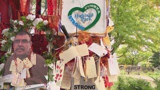 Temporary Highland Park memorial for the victims of the parade opens Friday