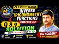 Board Exam 2026 Maths तैयारी | Inverse Trigonometry Full Chapter by MS Academy