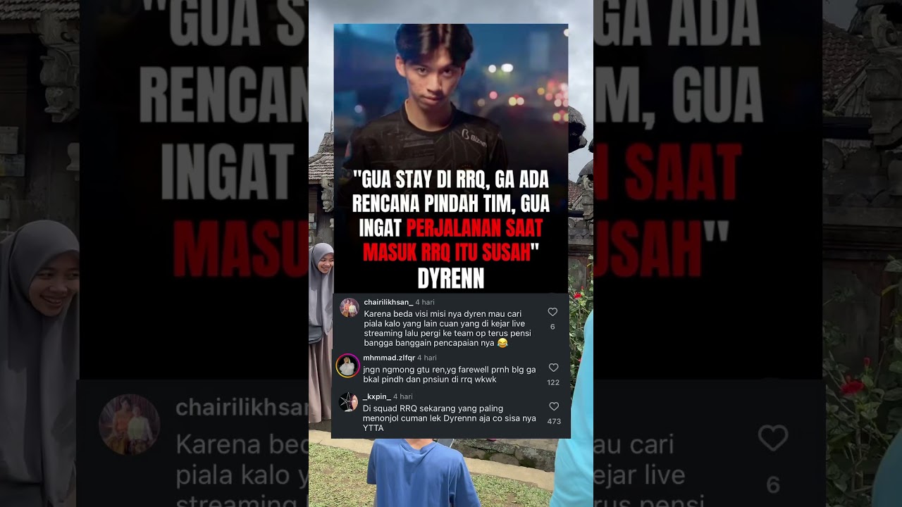 RRQ DYREN PILIH STAY DI RRQ SOALNYA MASUKNYA SUSAH