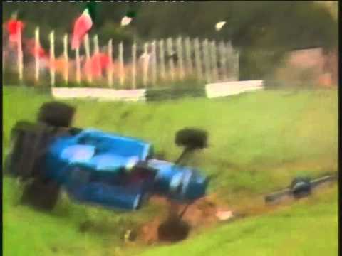 Andrea De Cesaris crash-1985 Austrian GP