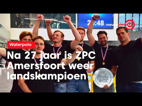 Men's water polo team ZPC Amersfoort becomes national champion: 'Only goosebumps'