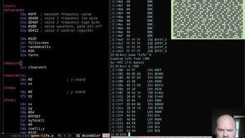 6502 Assembly Language #10: Game of Life Part 3
