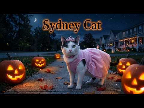 😻👍🏻 Sydney Cat’s Gentle Halloween Story 🎃Sunshine, Friendship & Her New Orange Fish