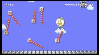 Super Mario Maker Course by VGBC Tantalus - SMB - Bowser's Clown Car Ride screenshot 4