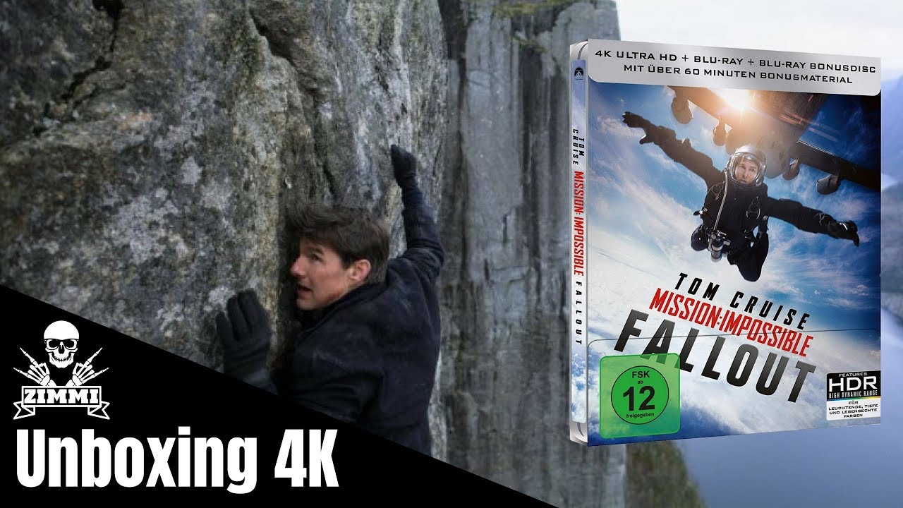 Mission: Impossible Fallout UHD Steelbook Unboxing in 4K