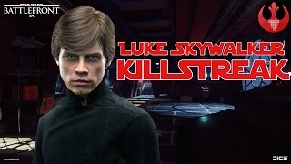 INSANE LUKE SKYWALKER KILLSTREAK! - Star Wars Battlefront 4K Multiplayer Gameplay [Sabotage]