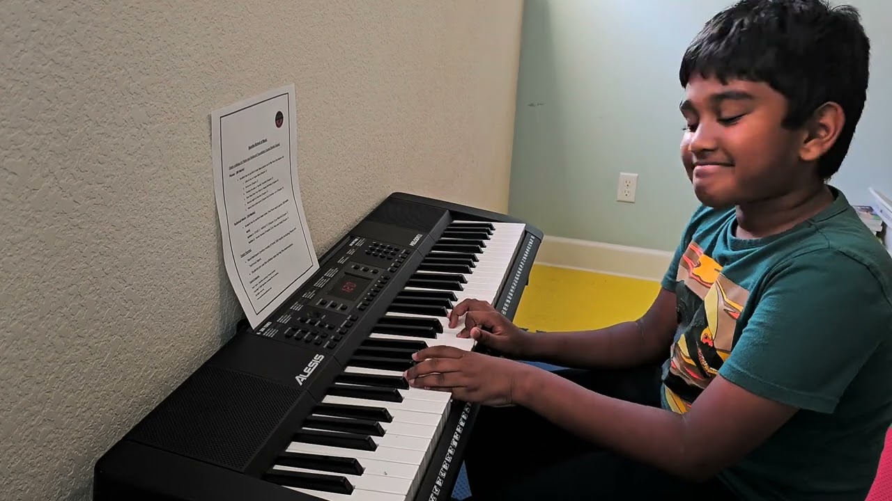 Amudhan's first Piano Evaluation Performance