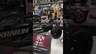 K6 XL giveaway on display on Rc madness #life #rcgiveaway #arrma #kraton#azrcbashers #rccar #