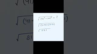 Easy maths 🙂 no tricks required #maths #shorts #mathematics #power #roots