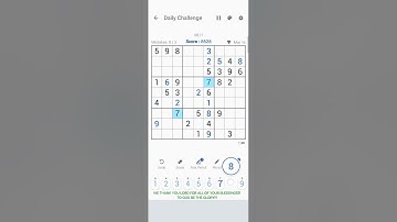 16 MAR 2022 - SUDOKU DAILY CHALLENGE