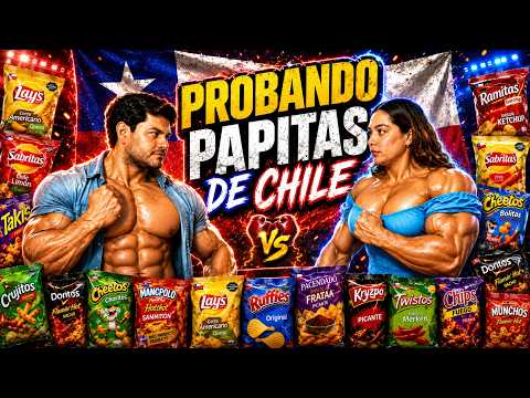 PROBAMOS TODAAAS LAS PAPITAS RARAS DE CHILE 🇨🇱