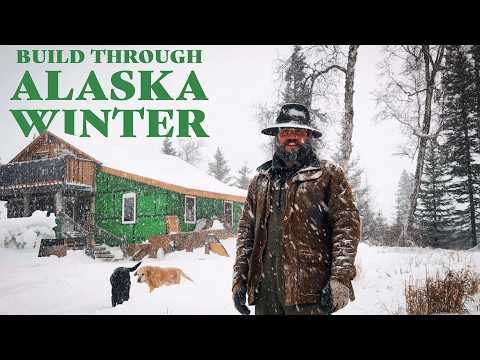 FIGHTING WINTER to FINISH OUR CABIN