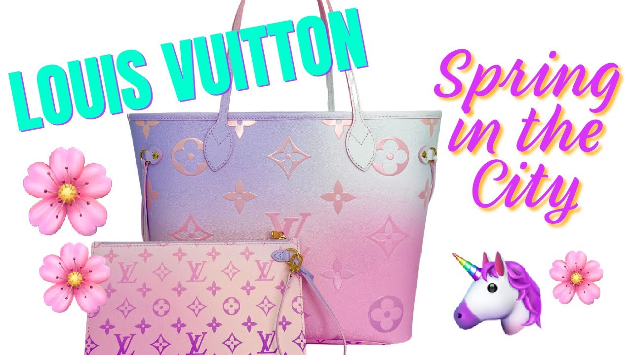 Louis Vuitton Neverfull MM Sunrise Pastel Tote Bag