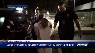 Man arrested in deadly Riviera Beach shooting