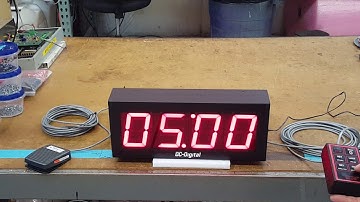 DC-40T-DN-WR (Wired Remote Controlled Count Down Timer with Footswitch Activation)