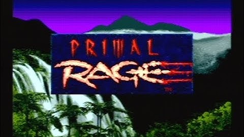 [Megadrive] Introduction du jeu "Primal Rage" de Probe Software (1995)