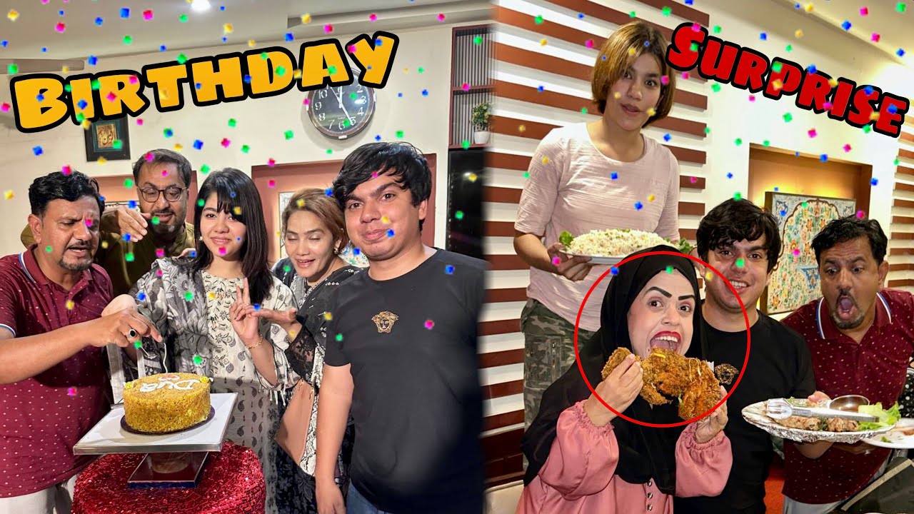 Dua ki birthday 🥰per Mamu family anokha surprise line 😅