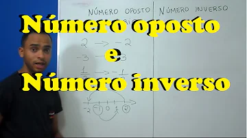 Qual é o oposto de cinco negativo?