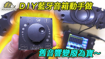 老物變好物-藍牙音響改造DIY/Make old speakers into Bluetooth speakers【Hedgehog刺蝟幫】