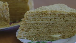 Медовый торт с мягкими коржами (Домашний кулинар) Медовый торт с мягкими коржами (Домашний кулинар)