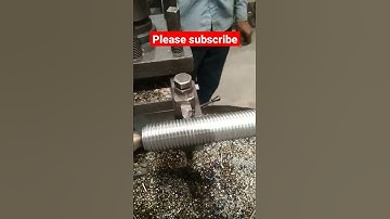 How is thread cutting done?  Watch the video on the lathe machine.#single point#short