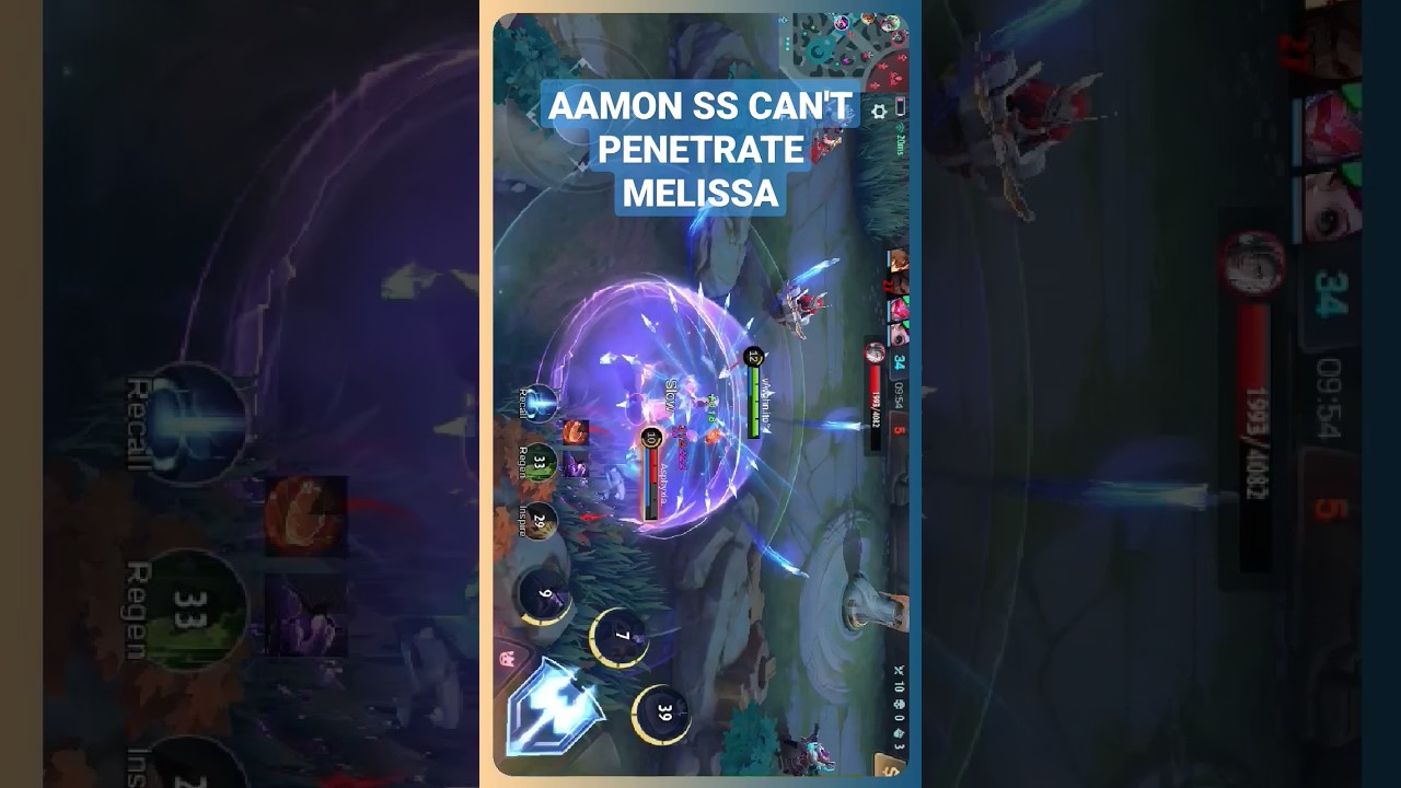 Never thought Melissa can dodge Aamon's ultimate.