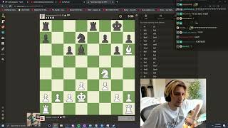 xQc's IQ Increases As He Plays Chess