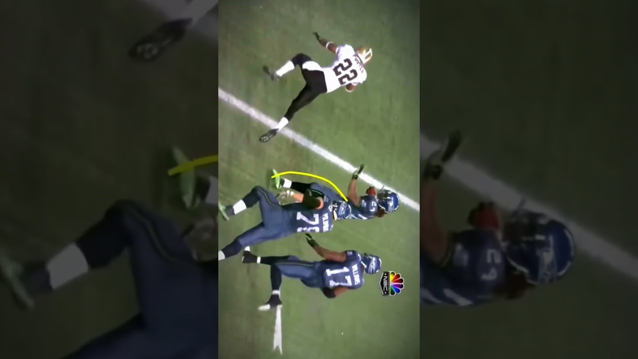 The art of the stiff arm😮‍💨 