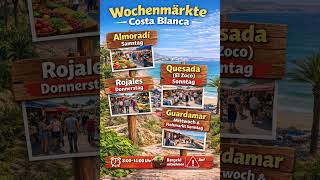 👉 Costa Blanca Märkte 🇪🇸 Die besten Tage & Orte (Geheimtipps!)