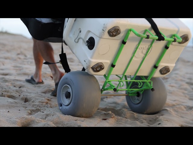 Wheeleez™ Beach Cart Folding BLUE – NEW COLOR