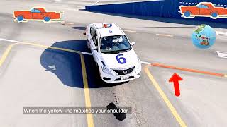 Saudi Car License Test Tricks & Tips | 90° parking Passing Techniques #saudijobs #jobs  screenshot 4