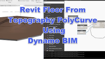 Revit Floor From Topography Using Dynamo BIM