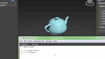 Python Enhancements in 3ds Max 2017