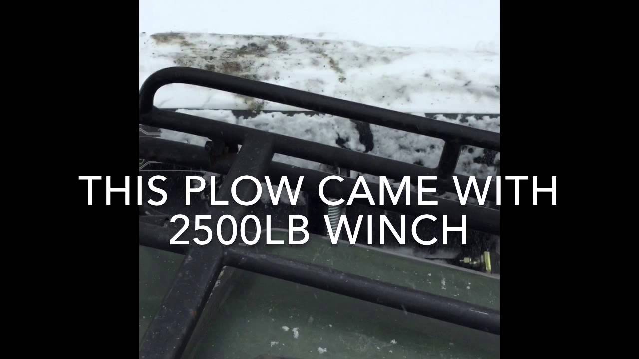 Plowing gravel driveway with Atv YouTube