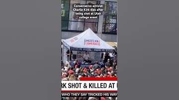 Conservative activist Charlie Kirk has died after being shot at a college event in Utah.