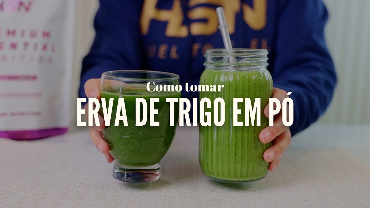 Erva de Trigo em Pó - Prepara-a connosco 💚 - YouTube