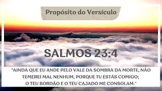 📖O Propósito do Versículo: Salmos 23:4