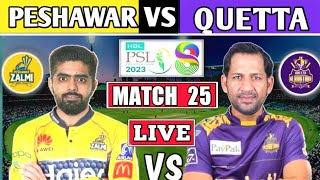 PSL LIVE: Peshawar Zalmi vs Quetta Gladiator 25th T20 LIVE SCORES | PZ vs QG | PAKISTAN SUPER LEAGUE screenshot 4