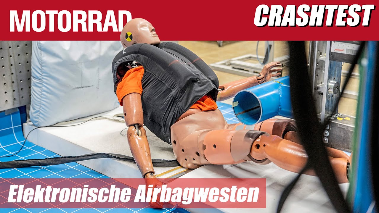 Elektronische Airbagwesten im Crashtest: Was können sie wirklich?