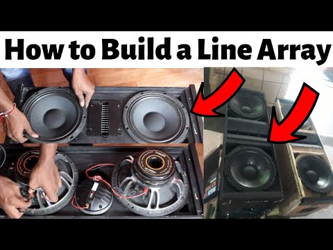 How To Build A Line Array Youtube