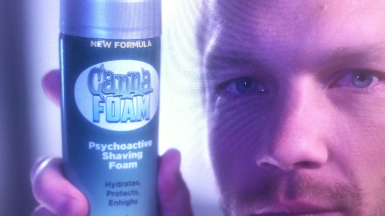 Canna Foam! Weed shaving cream Hilarious 😂 YouTube