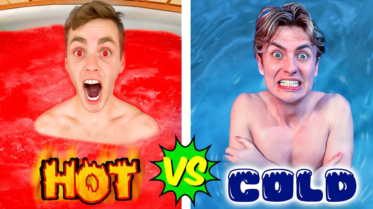 Extreme Hot Vs Cold Challenge Youtube 