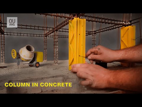 How to Make a Concrete COLUMN!! For a MINIATURE House with only 100 DOLLARS// SECOND PART